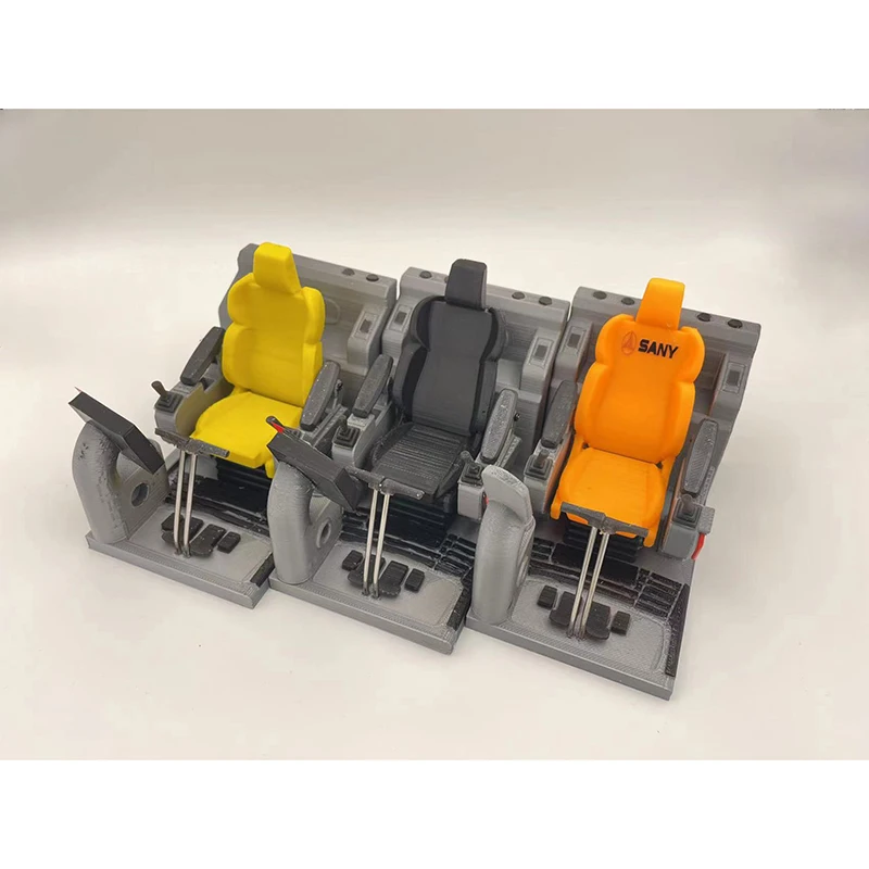 Model Simulation Interior Seat for 1/12 1/14 RC Hydraulic Excavator Liebherr KABOLITE Tamiya Truck Tipper SCANIA 770S VOLVO Toy