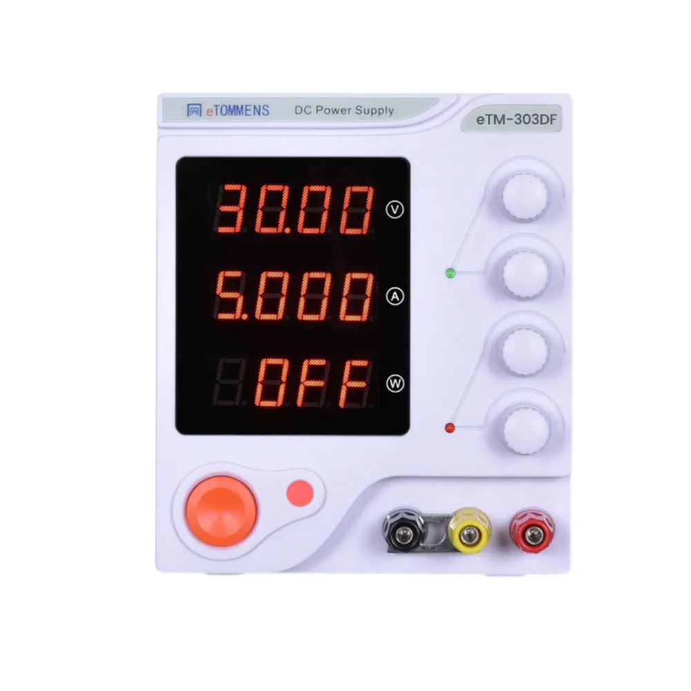 

eTOMMENS eTM-303DF Linear 4-digit Display Power Supply eTM-305DF/eTM-603DF/eTM-1501DF/eTM-605DF