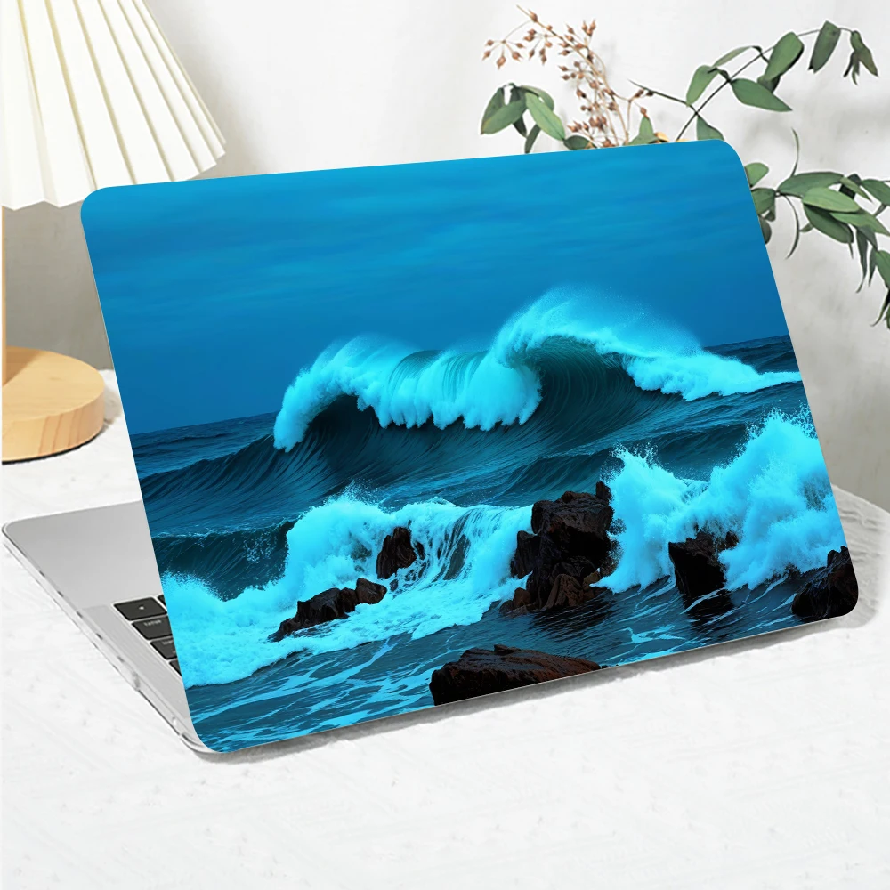 Laptop Case for MacBook Air 15 2025 Model A3241 15.3 M2 M3 Hard Shell for MacBook Pro 13 M1 14 16.2 2024 M4 Pro Max Print Case