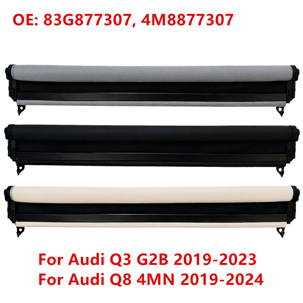 Car Panorama Sunroof Roller Blinds Sunshade Curtain Cover Assembly For Audi Q3 G2B 2019-2023 83G877307/Audi Q8 4MN 2019-2024