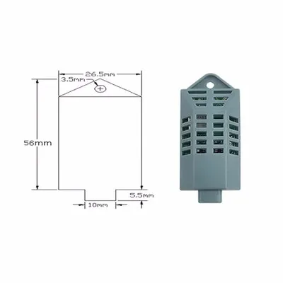 YYS RS232/RS485/TTL Output Temperature and Humidity Transmitter Detection Sensor Module Modbus THM-D20E