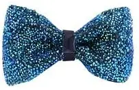 Exquisite Strass-Pailletten-Schleifenkrawatten für Herren, elegante Krawatten für Hochzeiten, Abschlussbälle, Smoking-Accessoires, Geschenke – Detail 6