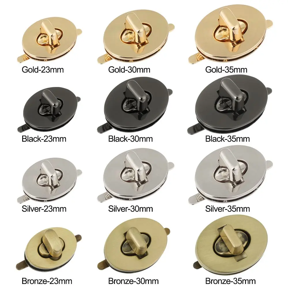 قفل معدني ملتوي للمحفظة والأمتعة ، مشبك متين ، قفل دوران ، قطع غيار حقائب الإغلاق ، أجهزة عالية الجودة