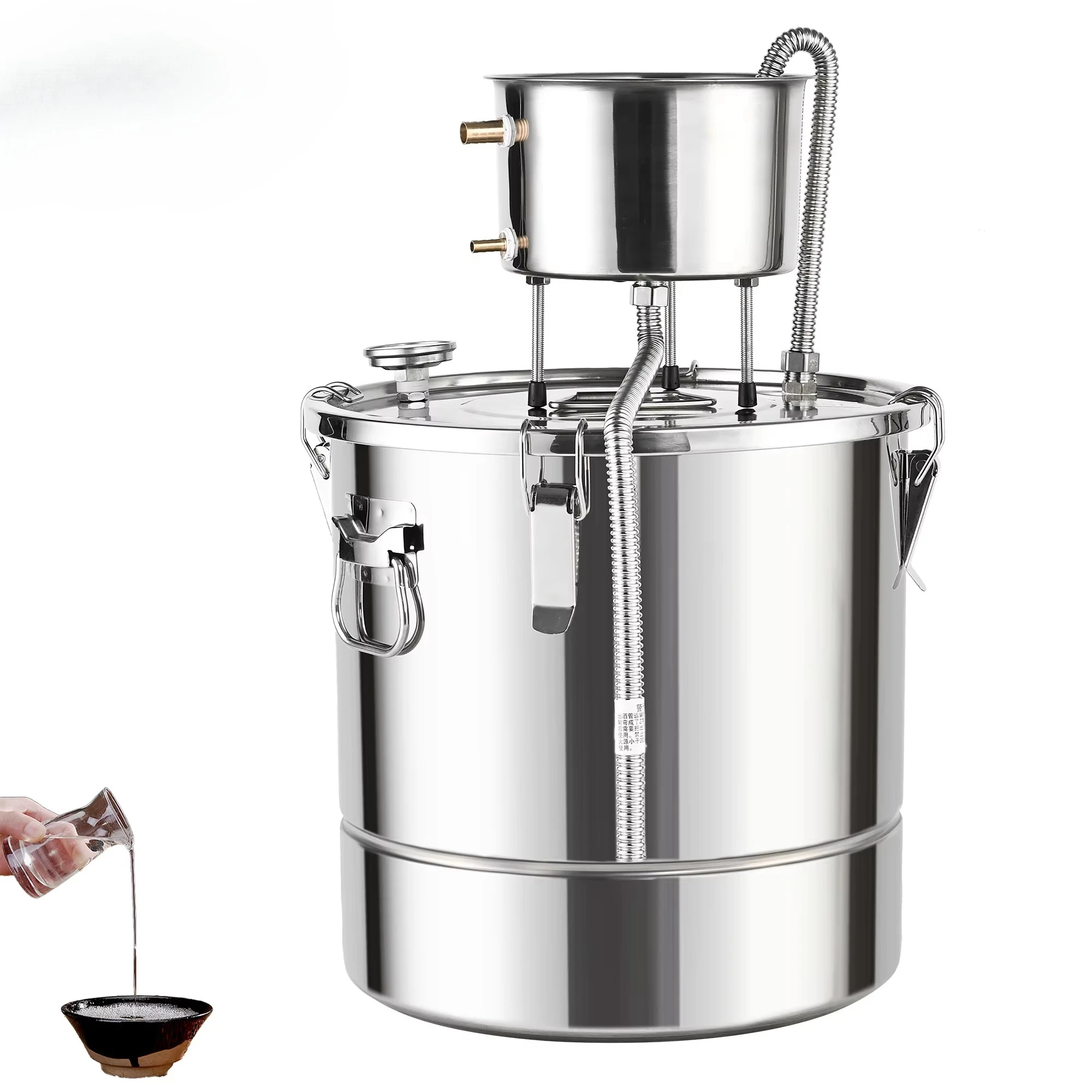 Small Stainless Steels Alcohol White Wine, Red Wine, Rice Wine Distillation Brewing Equipment Wine Machinery
