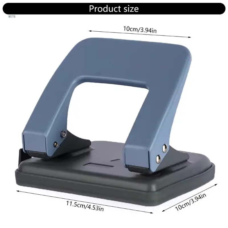 Portable Hole Punching Tool Effortless Punching 20 Sheets Capacity for Paper Dropship