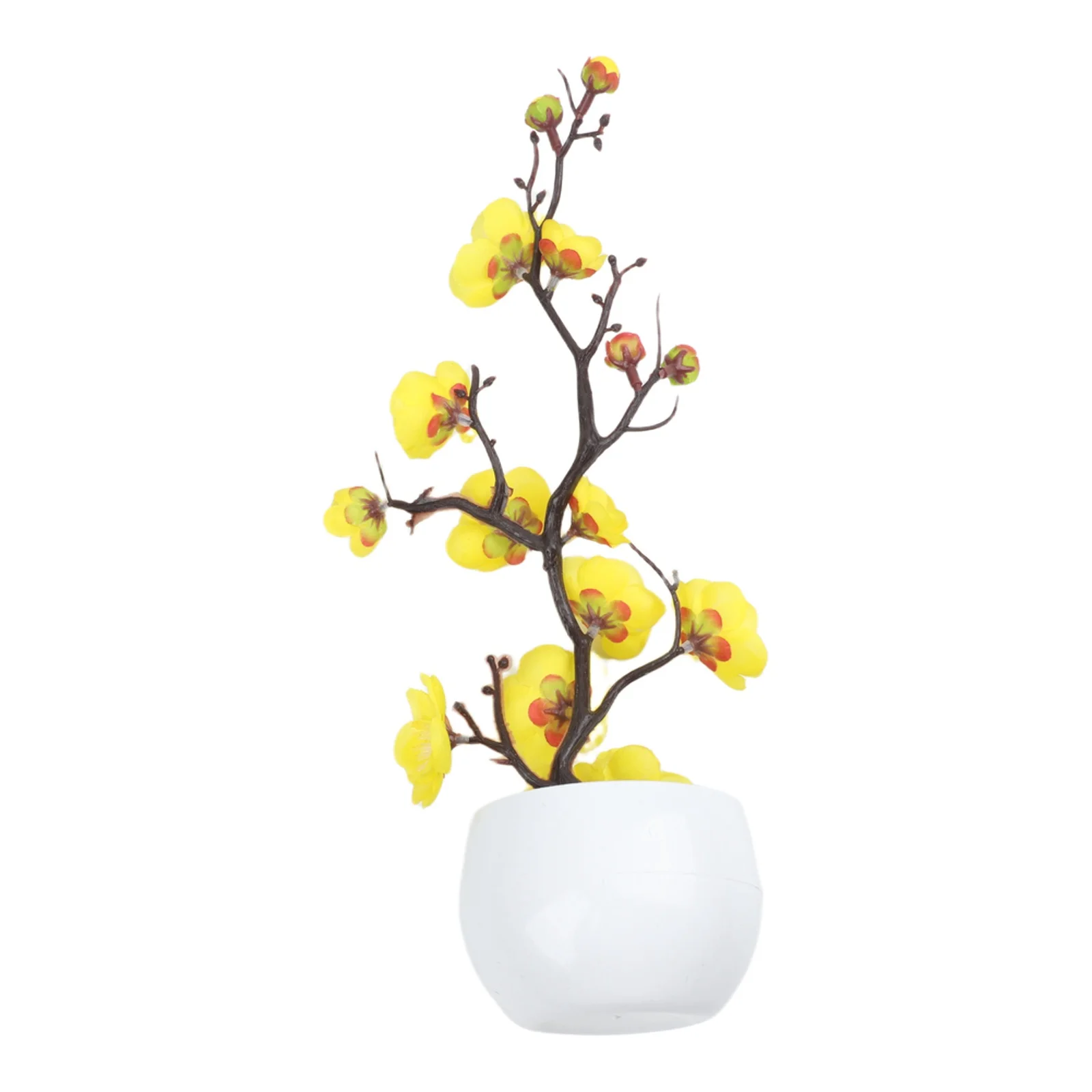 Artificial for plum Branch Bonsai for Wedding Venue Table Centerpiece Decor Fake Flower Planting Reusable Setup