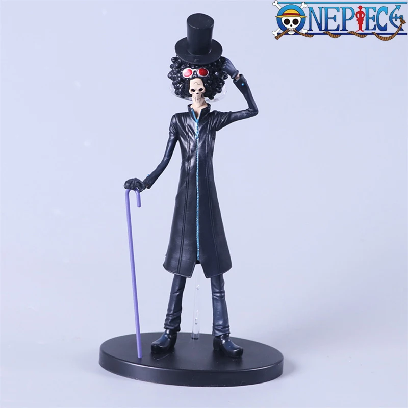 Figura de One Piece 16-23cmAnime Brooke Black Series, modelo de muñecas, colección de figuras de acción de Pvc, decoración, juguetes de cumpleaños para niños, regalos