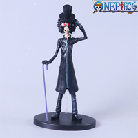 One Piece 16-23cmAnime Figure Brooke Black Series Model Dolls Pvc Action Figure Collection Decoration Kids Birthday Toys Gifts