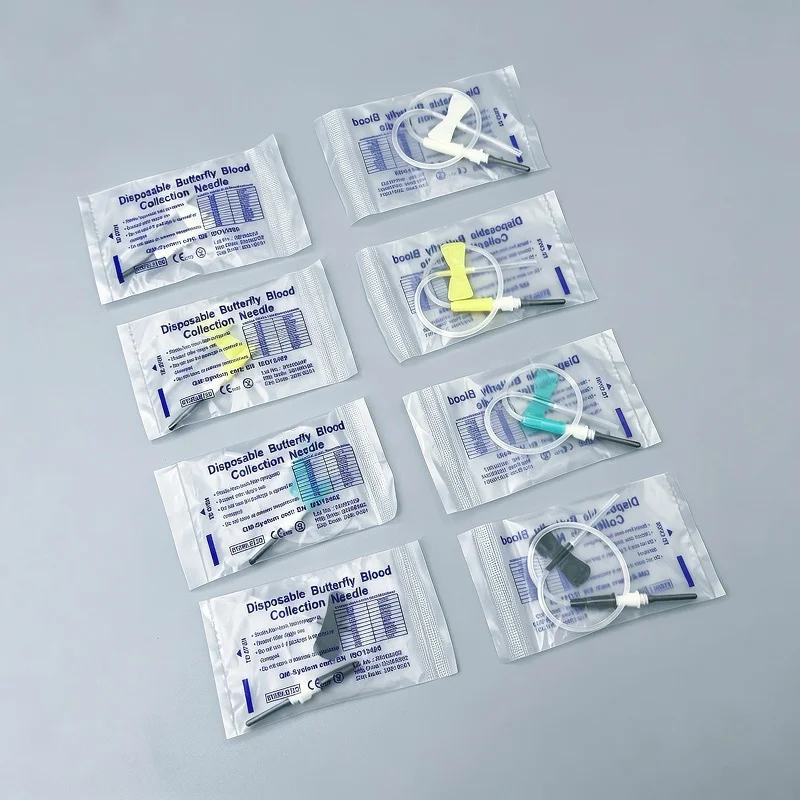 Disposable Multi-Purpose Pet Blood Collection Needle Compatible with Screw Mouth & Straight Mouth Connector Infusion Sets