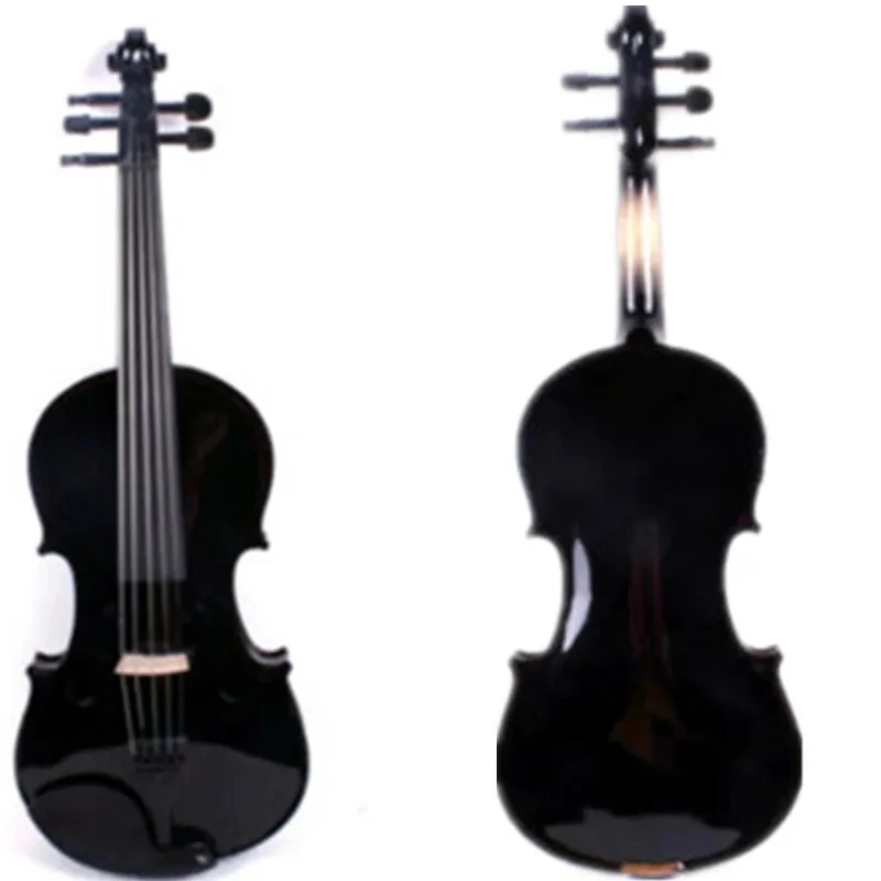 

Black colors 5 strings electric & acoustic violin 4/4 ,#7365