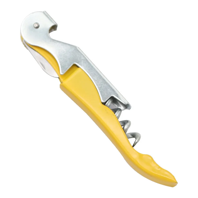 40PCS Stainless Steel Seahorse Bottle Opener Buckle Wave Knife Red Wine Bottle Opener Multi-function Portable Kitchen Tools