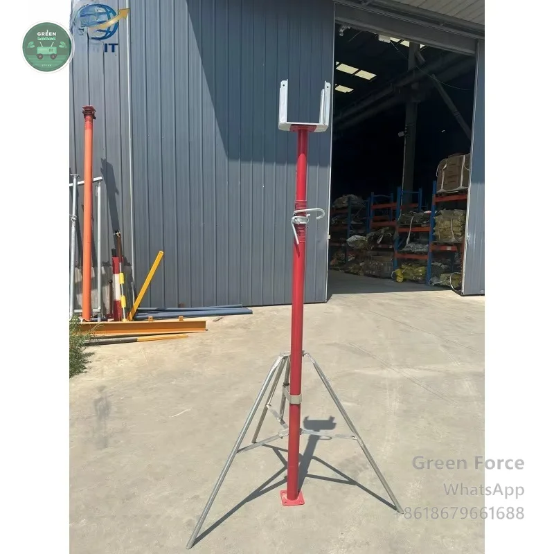 Q345 Galvanized Acrow Support Component - Structural Steel Pillar for High-Load Building Systems