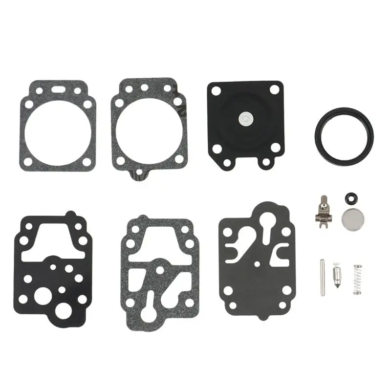 A04G-50Pcs Carburetor Repair Rebuild Gasket Needle Kit For Walbro K20-WYJ Echo Toro Ryobi Honda Homelite Trimmer