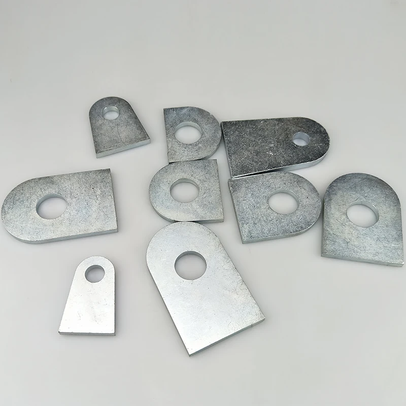 

One Word Connector Straight Piece Round Head Fixed Angle Code Iron Piece Ear Iron Plate Hanging Ear Welded Long Strip With Hole