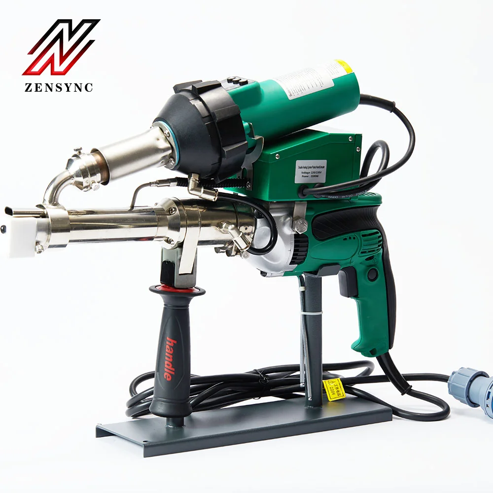 

Plastic Extrusion Welder Gun with Double Heating System for Welding Repairing PP Plank,HDPE Pipe ,Water Tank ZS-600D