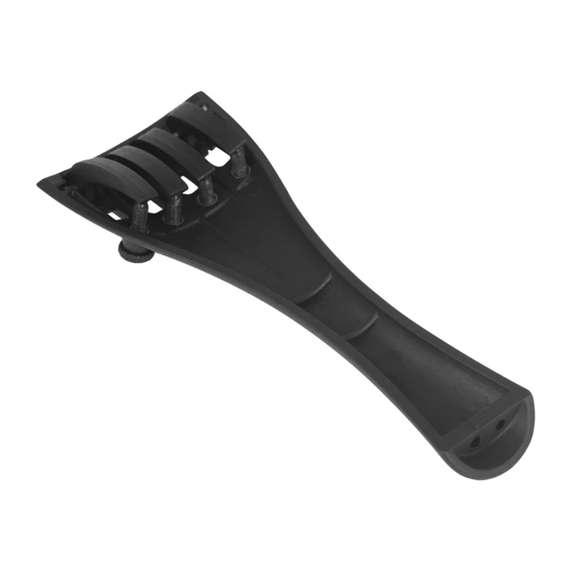 Composite Tail Carbon Fiber Violino Tailpiece with 4 Fine Tuners for 4/3 4/4 Violin Replacement Part Easy to Use Dropship