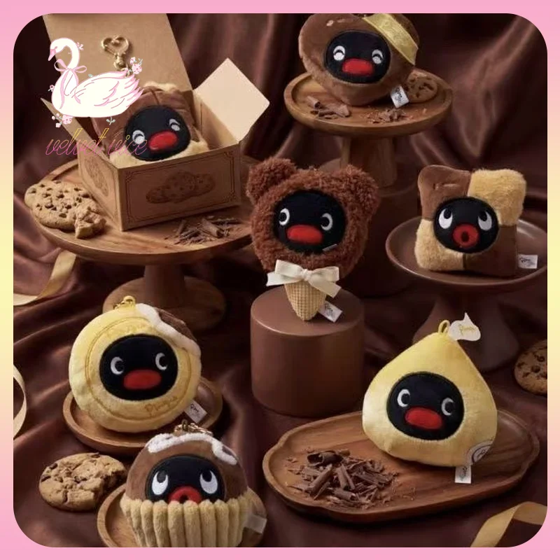 

Original MIITAKI Pingu Chocolate Season Mini Charm Scented Blind Box Plush Pendant Ornament Collect Toys Girl Boys Gift