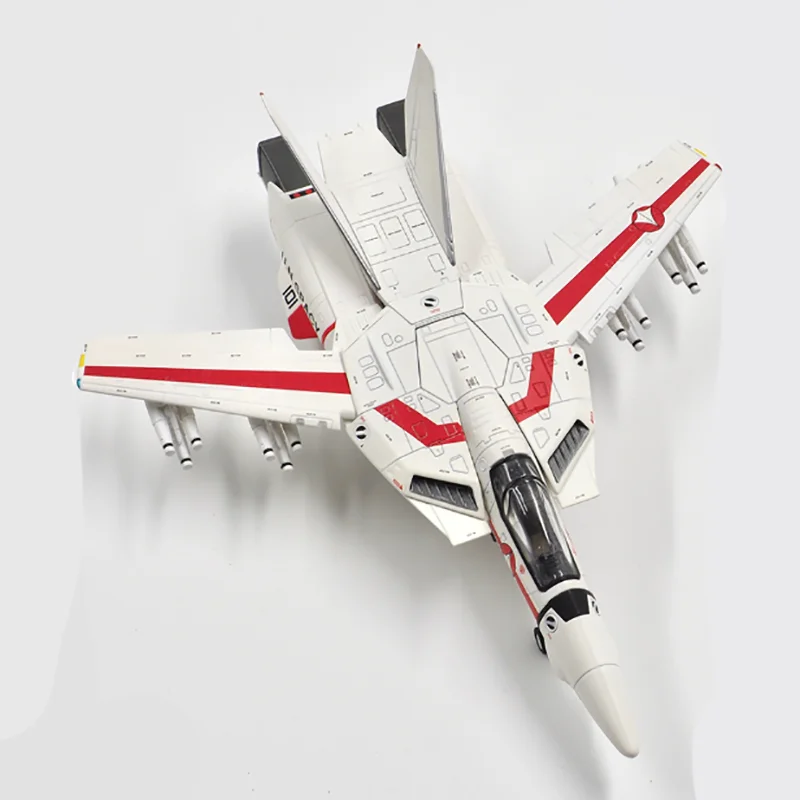 Calibre Wings 1/72 Scale Battlestar Macross VF-1J A Rick Hunter Alloy CA72RB09 Military Air Force Combat Aircraft Model Toy Gift