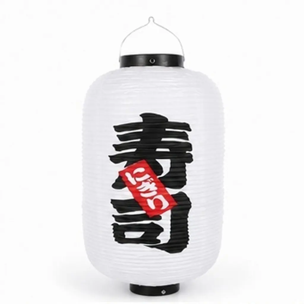 Traditional Japanese Style Lantern Sushi Bar Hanging Decor Folding Structure Easy Storage Premium Material for Indoor Outdoor