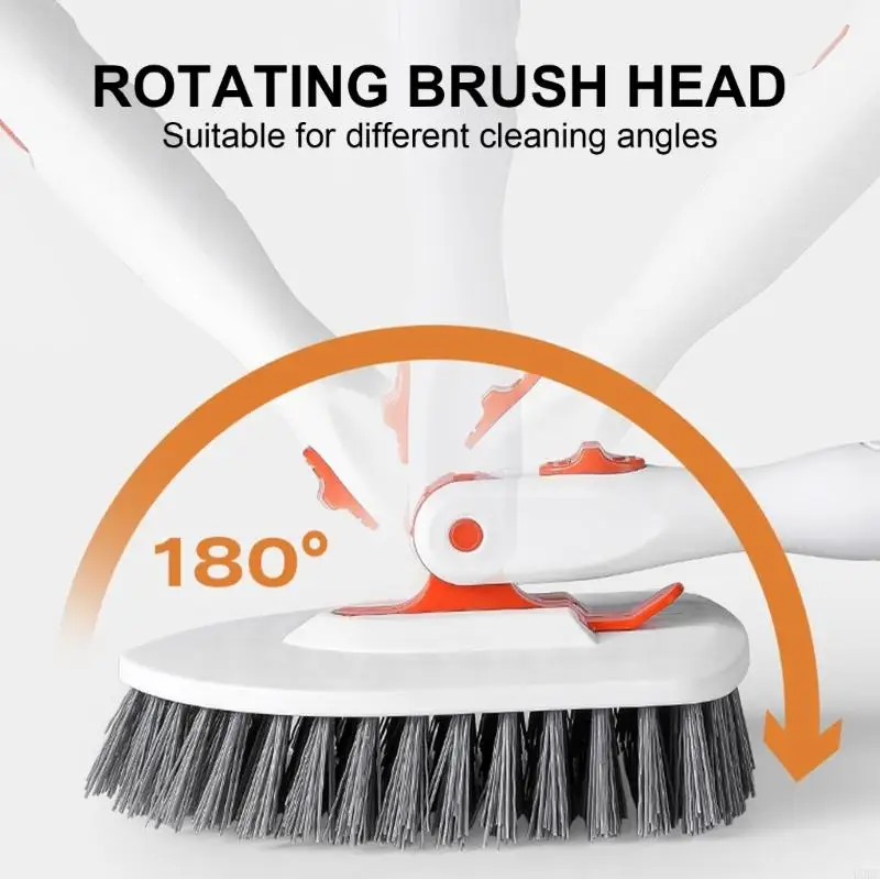 U0de Эффективный чистящий скруббер для ванной комнаты, подходящий для тщательной очистки