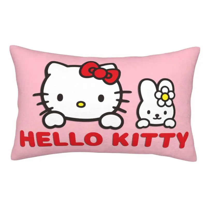 

Наволочки Hello Kitty диагональю 50 см x 35 см, бархатные прямоугольные наволочки в скандинавском стиле