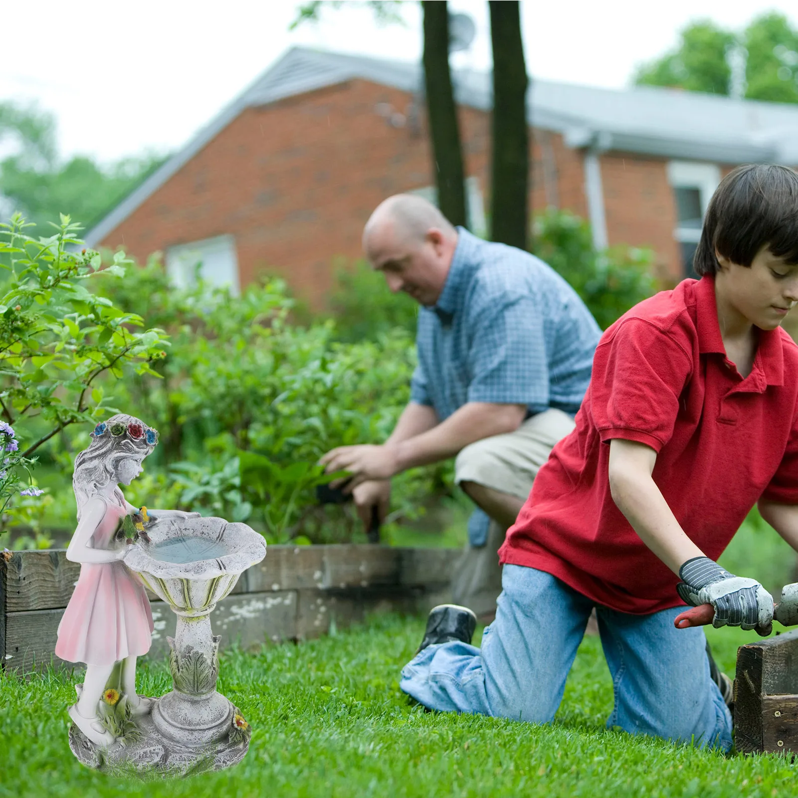 

Fairy Resin Statue Solar Powered Solar Garden Light Decoration Garden Decoration Glowing nament Outdoor Lighting