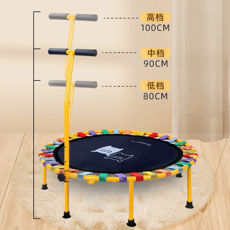 trampoline household silent children's indoor small rubbing bed  family bouncing bed stack adults and children jumping