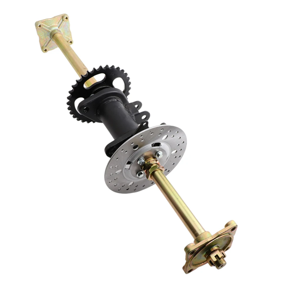 800mm 810mm Complete Rear Axle Assembly with Brake Disc Sprocket For GY6 125cc 150cc Taotao ATV Quad Buggy Go Kart Parts