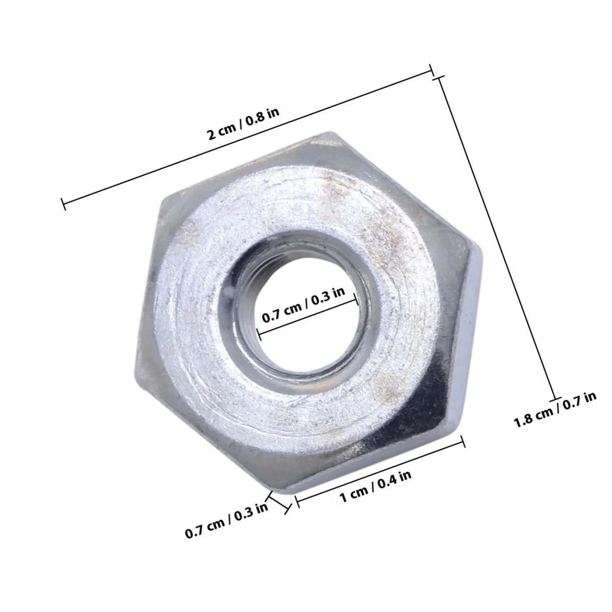 6 قطعة M8 بار المكسرات للمنشار تصلب الصلب لوحة دليل استبدال المكسرات متوافق مع Stihl باستثناء قفل الياقة