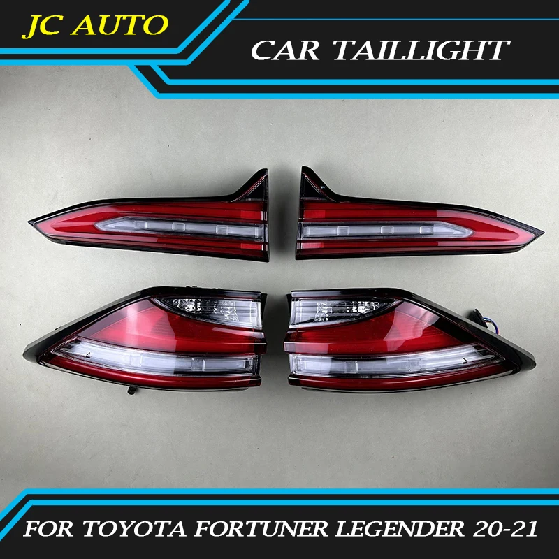 

Car Tail Light Fit for Toyota Fortuner Legender 2020-2021 Turn Signal Rear Brake Lamp Reverse Light Dynamic LED Tail Light