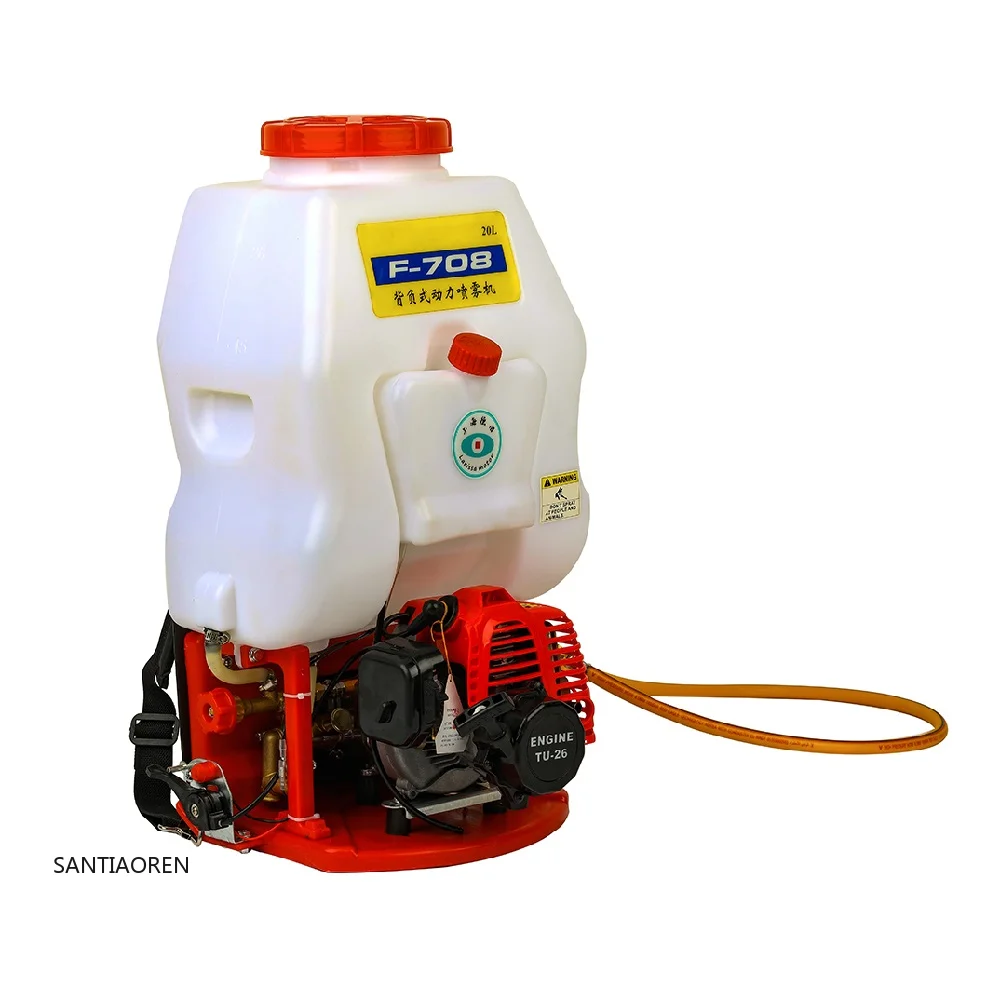 

2025High Quality Power Mist Plastic Gasoline Engine Knapsack Agricultural Garden Sprayer