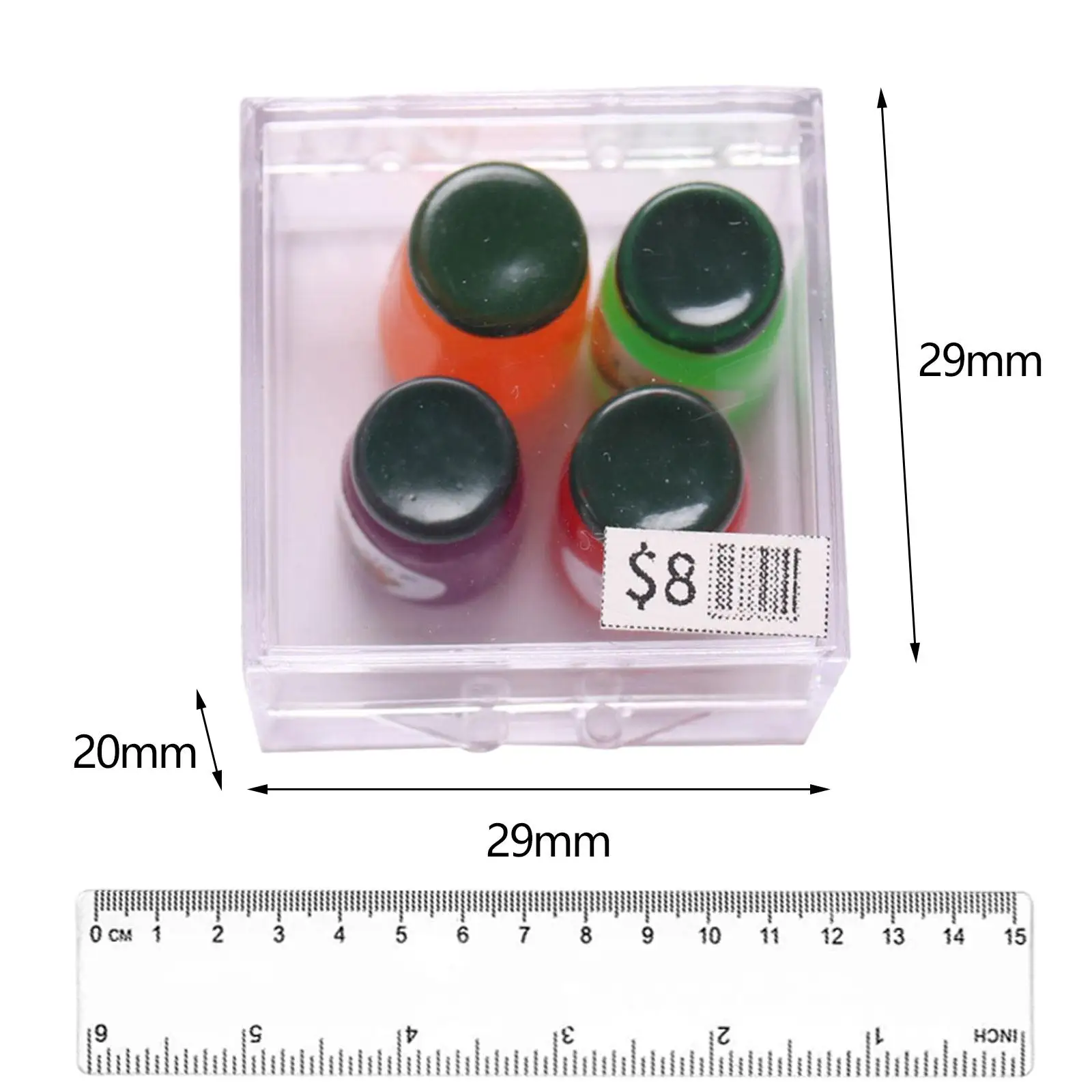 Poppenhuis Mini Cake Box 1:12 Schaal Accessoires Speelgoed Miniatuur Dessertkoffer