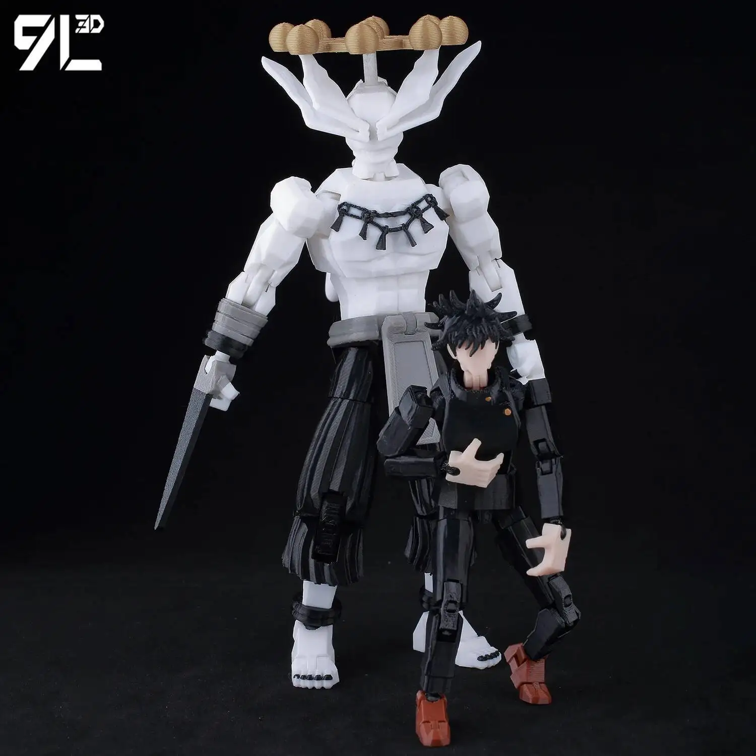9L3D Titan13 Shapeshift Cursed Figure - DIY Assembly Multi Jointed Toy voor ouder-kinderspellen ​   T13 Cursed Energy-figuurspeelgoed
