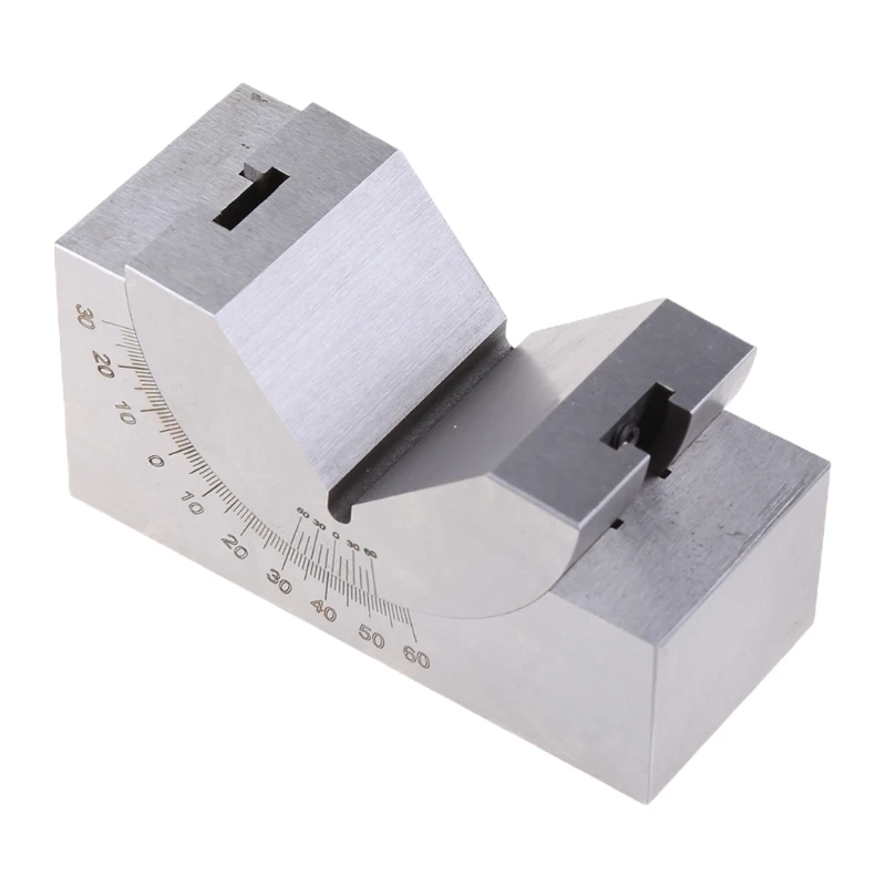 

AP46 Adjustable Angle Gauge V-Block 0 to 60 Degree Ruler for Milling Machine High Precision