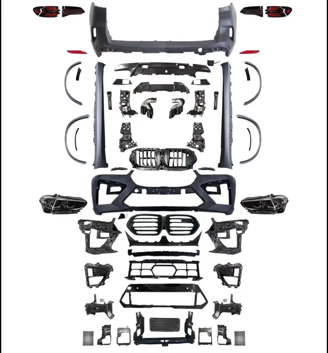 

Корпус для 2019-2022 BMW X5 G05 модификация 2024 X5M F95 комплект объемной модификации новые фары и задние фары