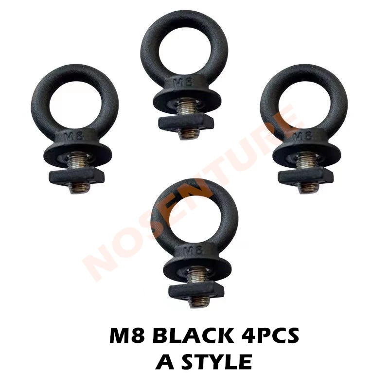 4 Sets M8 M10 T Track Bolts T Slot Bolts Anchoring Kit for Ropes Anchoring Tie Down Straps Eye Bolt tie Down Anchor Awning