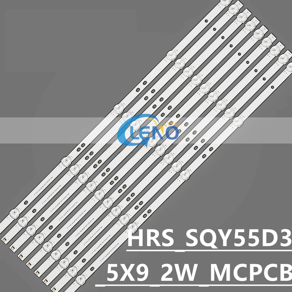 HRS_SQY55D3_5X9_2W_MCPCB KIT DE TIRAS DE LED BACKLIGHT STRIPS TD SYSTEMS K55DLY8US