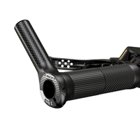 ENLEE Small Auxiliary Handlebar Multi Angle Adjustment Carbon Fibre Auxiliary Riding Horn Rest Handlebars Bicycle Accessories