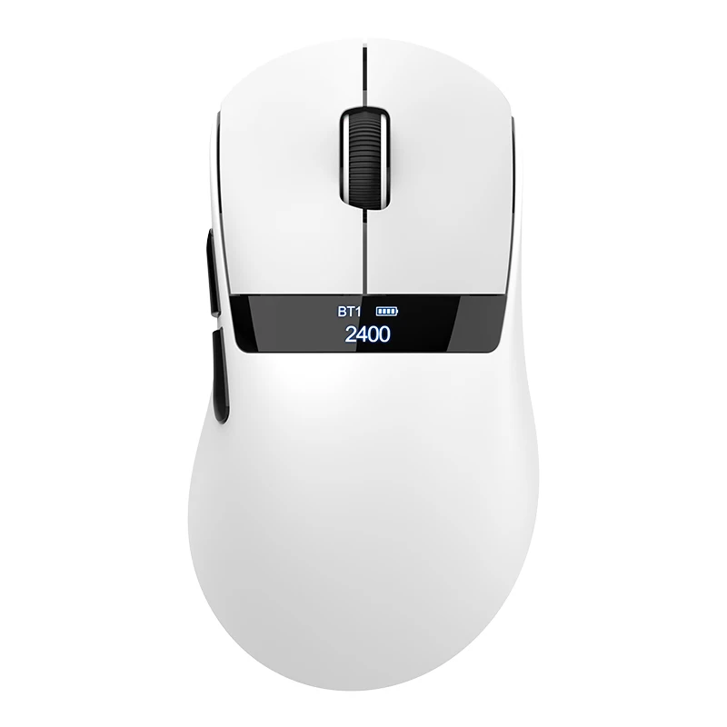 Xuan Yin Hu H9 เมาส์น้ําหนักเบา PAW3311 สําหรับเล่นเกมสามโหมดไร้สาย Bluetooth เมาส์เก่าชาร์จ RGB พร้อมจอแสดงผล