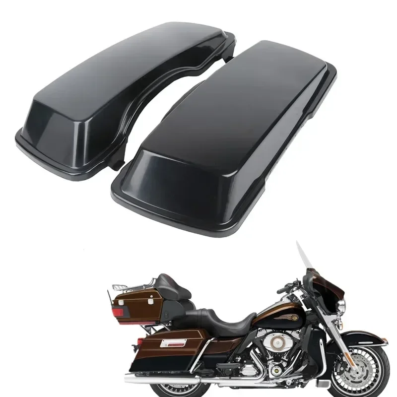 

Для Harley Road King Electra Glide Ultra 1994-2013 Неокрашенные крышки седельной сумки для мотоцикла, верхние крышки, аксессуары для мотоциклов