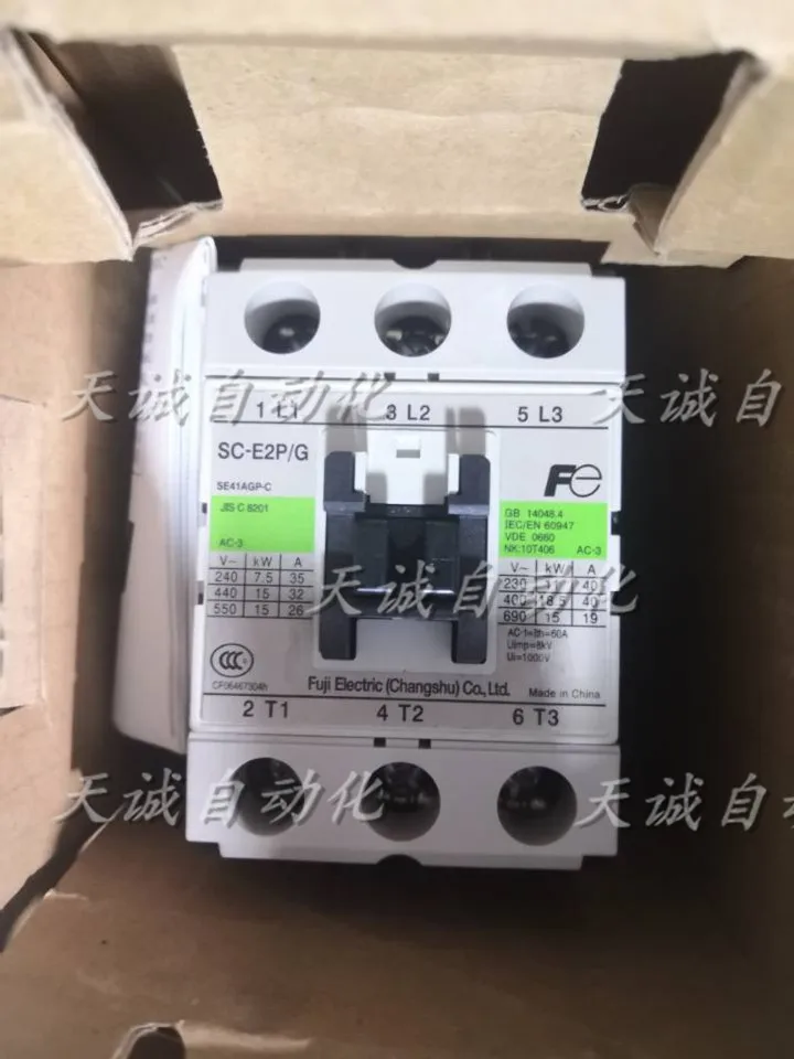 Original Fuji Fe Elevator Contactor SC-E2 SC-E2 E1E3 E4 SC-E2SP SC-E2P/G