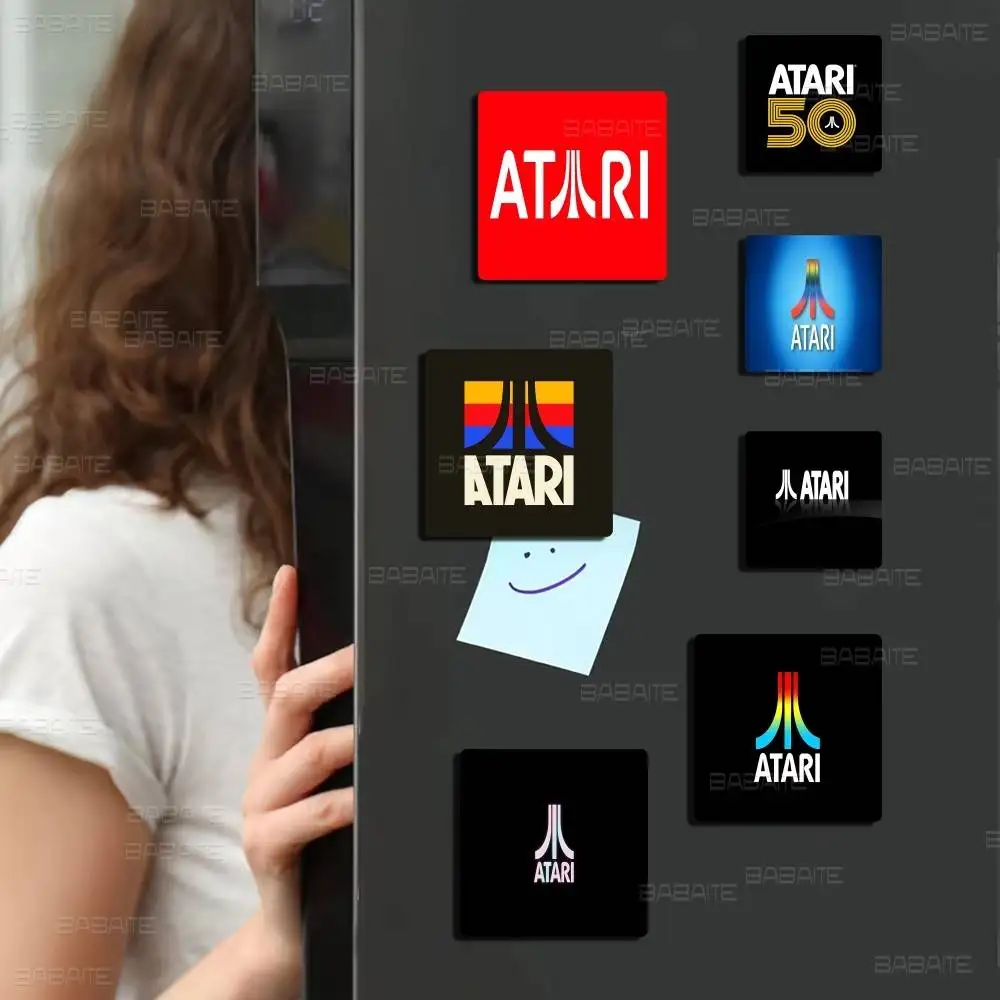 Atari logo Personalized Creative Classic Painting Magnets Fridge Photo Message Decorative