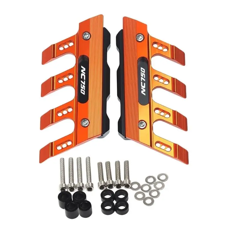 

31BC 2pcs Enhancing Protective Motorcycle Front Mudguard Cover Gaurd Impacts Resistant Aluminum Accessories Aesthetic