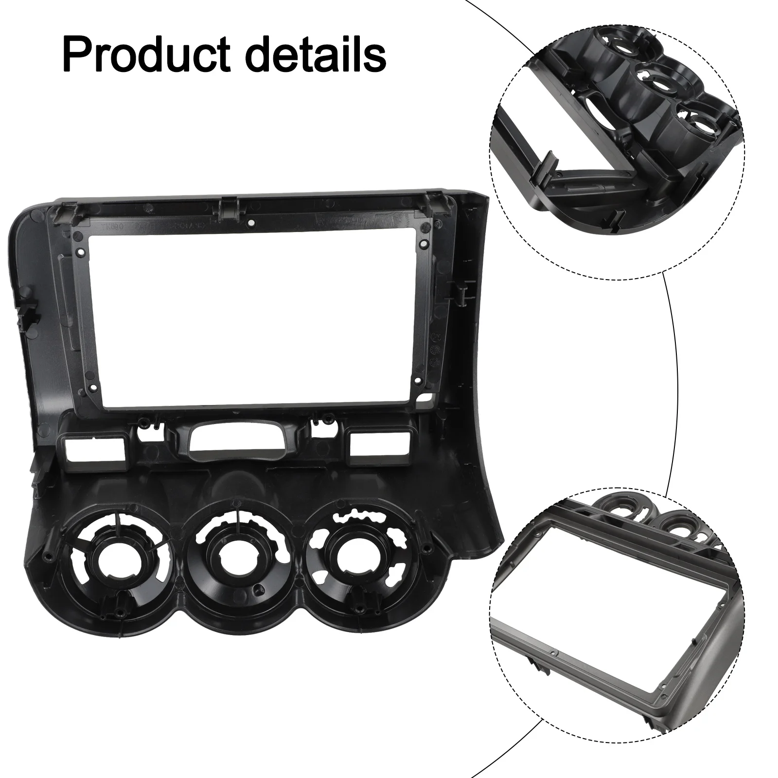 9 Inch Car Radio Frame Bezel LHD RHD for HONDA For FIT For JAZZ For CITY 2002 2008 with 16 Pin Harness for Stereo Installation