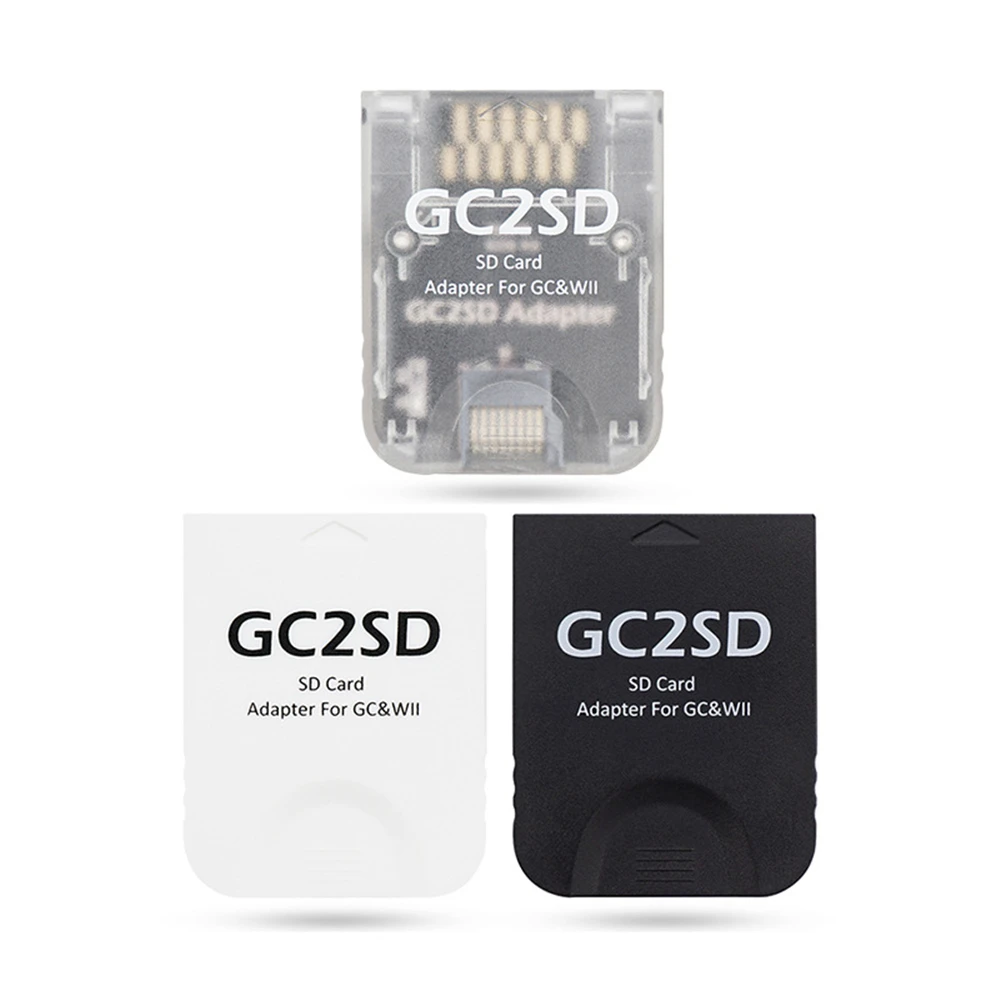 For GC2SD Micro SD Card Adapter Memory Card Adapter For GameCube Wii Consoles SD2SP2