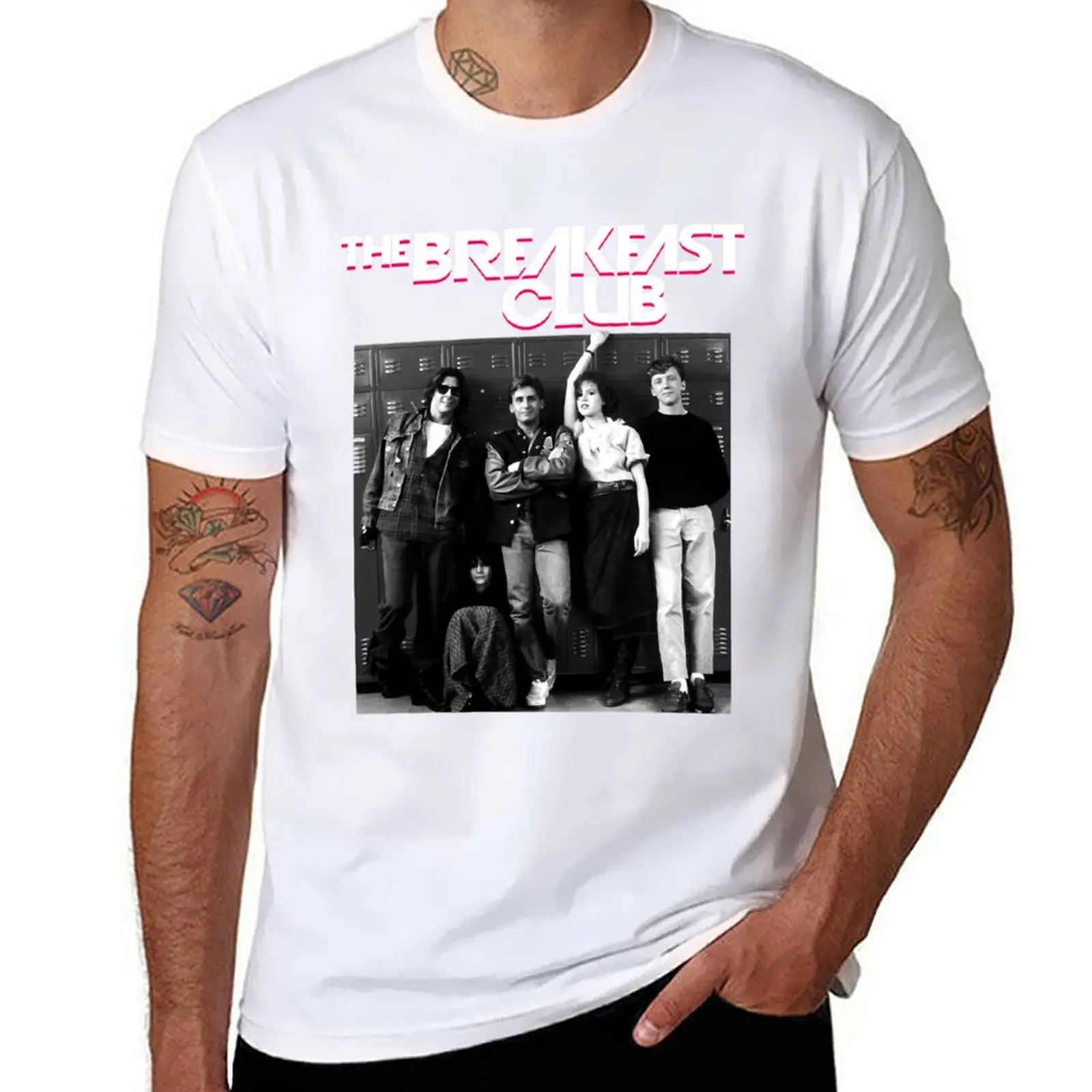 

Gifts For Men Movies The Breakfas For Club Teenagers Awesome For Movie Fan T-Shirt man t shirt cotton T-Shirt