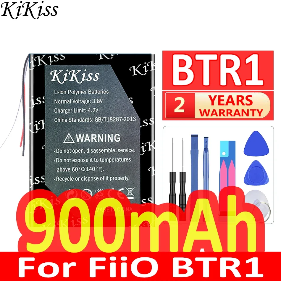 900mAh KiKiss Powerful Battery For FiiO BTR5 BTR1 Digital Batteria