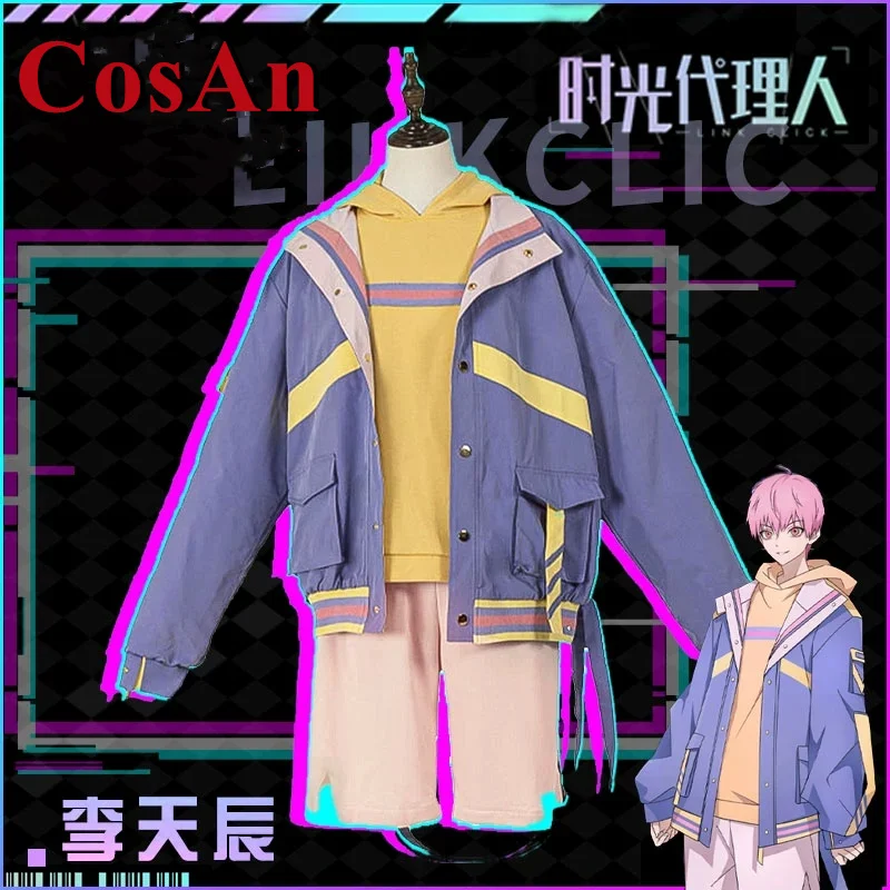 

CosAn Anime Link Click Li Tianchen Cosplay Costume Fashion Handsome Coat Daily Outfit Activity Party Role Play Clothing New