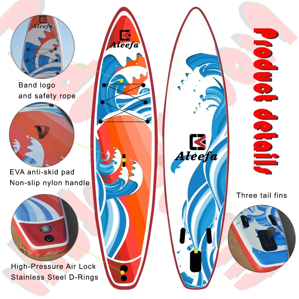 11.6ft 350*84*15cm SUP Board Inflatable paddle  Double Layer  Surfboard Inflat Surf Paddle  stand up  gonflable