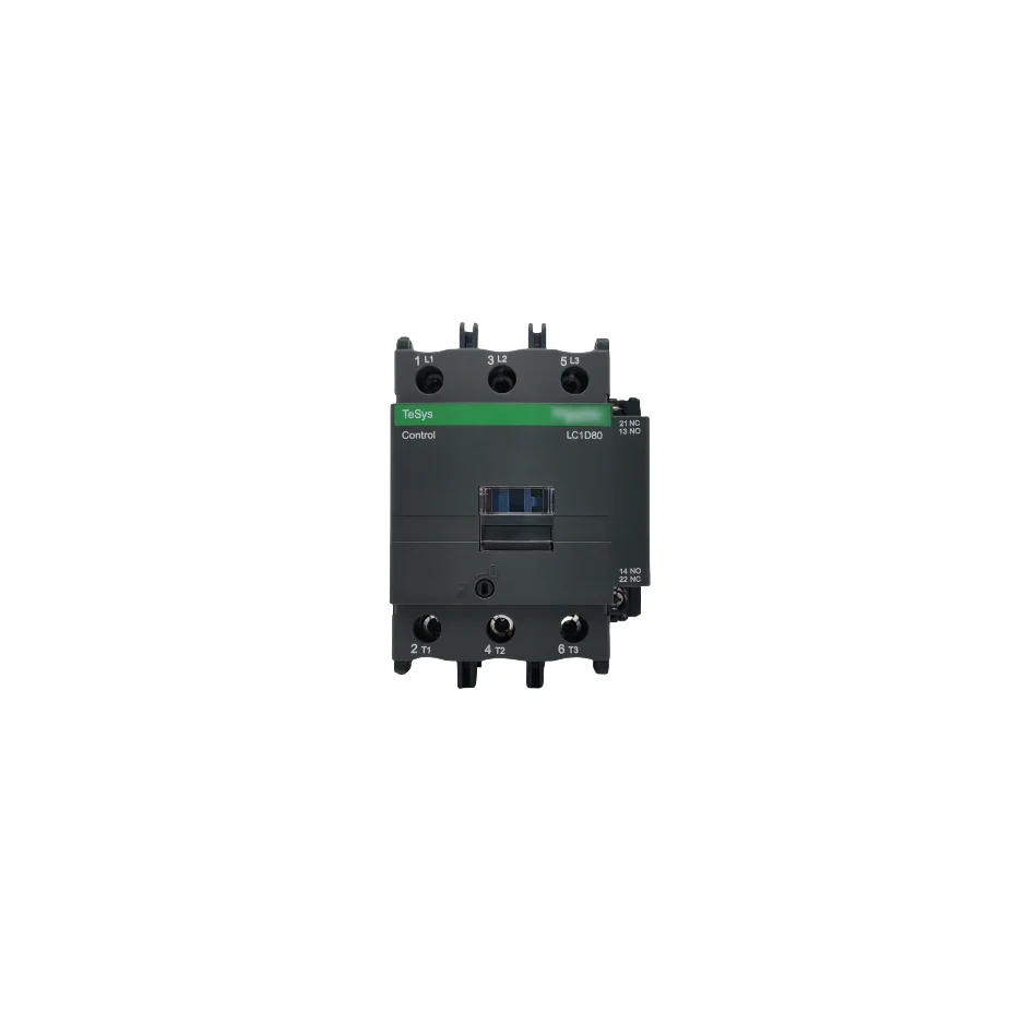 

LC1D80M7C TeSys Deca Contactor, 3P, 3 NO, 80A, 220VAC